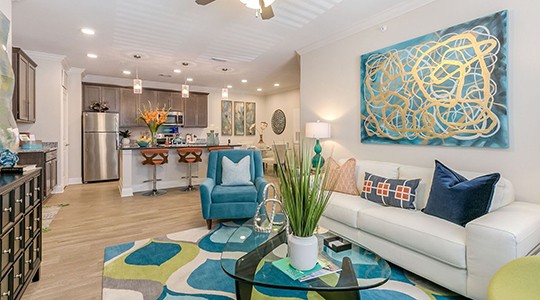 With an open floor plan like this one at Artesia apartments, you'll want to keep your kitchen tidy and organized!